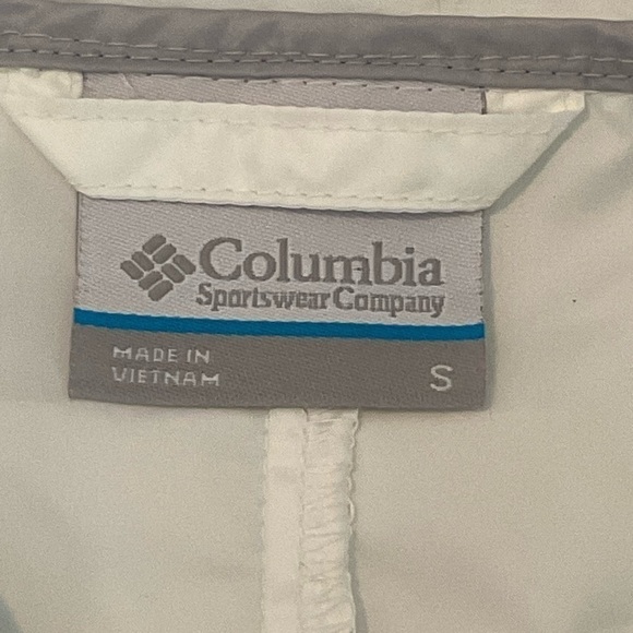 CHICAGO Cubs Columbia White Flashback Full-Zip Windbreaker Hoodie Jacket Sz S - Picture 5 of 6